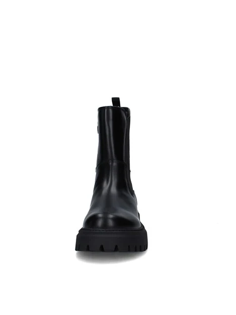 STIVALETTI TACCO BASSO MAQUINNENS J56M6D0CNNH BAMBINA MARRONE
