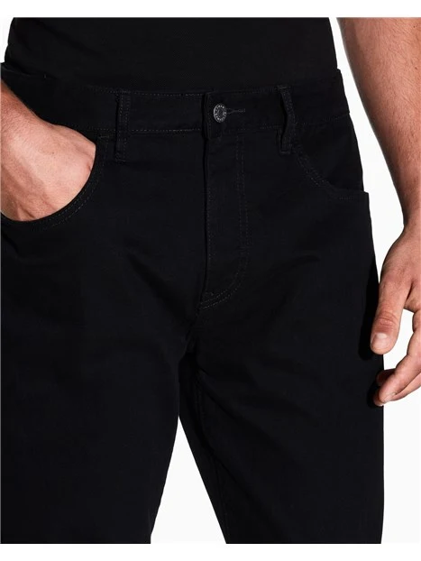 JEANS SLIM FIT MODELLO 5 TASCHE UOMO NERO