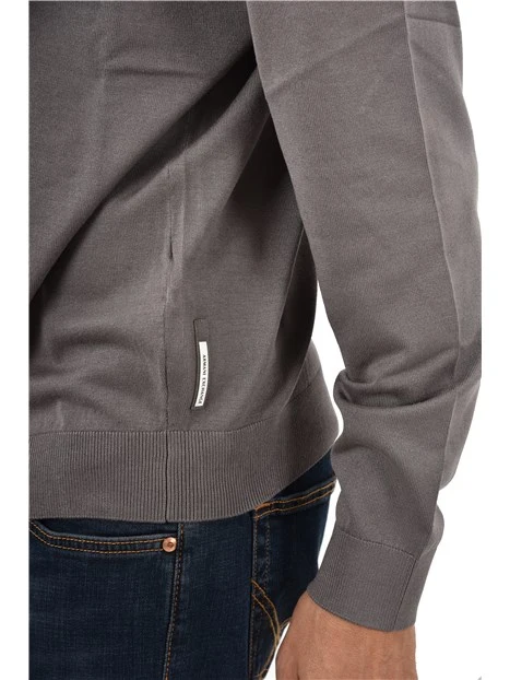 MAGLIA GIROCOLLO CON LOGO LATERALE