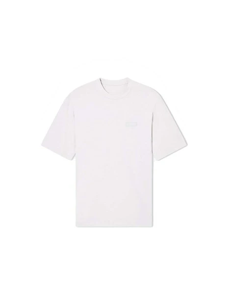 T-SHIRT MANICA CORTA CON DTAMOA GRAFICA SUL RETRO UOMO BIANCO