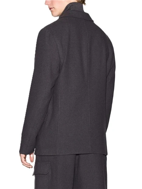 GIACCA MONOPETTO IN MISTO LANA UOMO GRIGIO