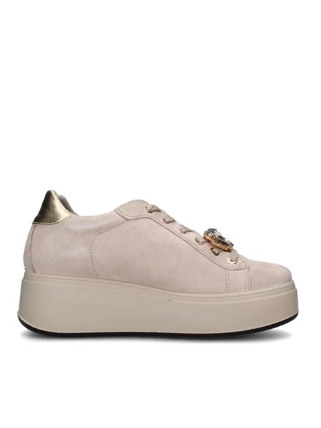 SNEAKERS PLATFORM 8671233 DONNA BEIGE
