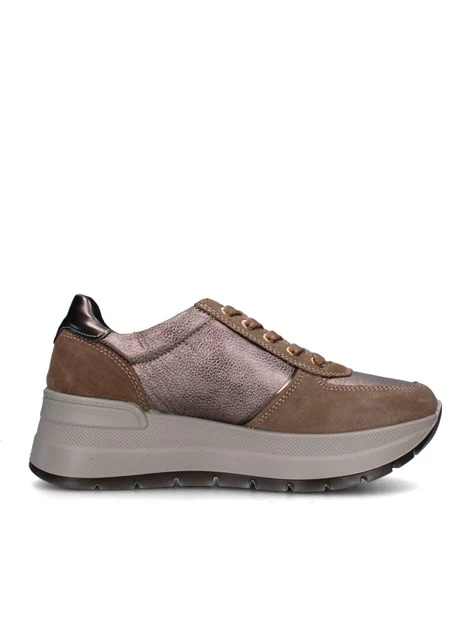 SNEAKERS PLATFORM 8677522 DONNA BEIGE
