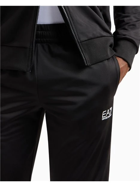 TUTA CON ZIP IN TESSUTO TECNICO UOMO NERO