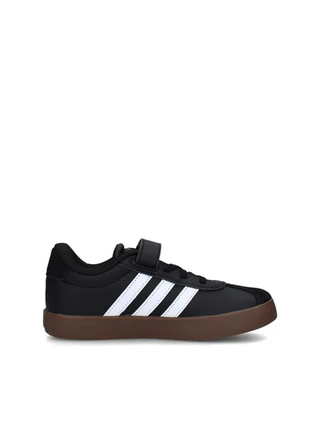 SNEAKERS BASSE ID9154 VL COURT 3.0 BAMBINO NERO