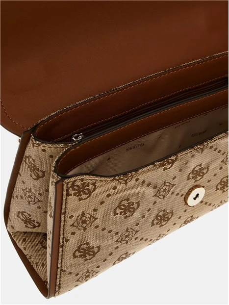BORSA A SPALLA LOGO NEDA CONVERTIBLE XBODY FLAP DONNA BIANCO