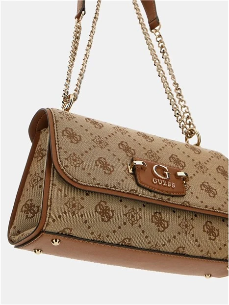 BORSA A SPALLA LOGO NEDA CONVERTIBLE XBODY FLAP DONNA BIANCO