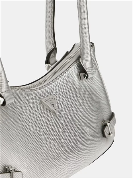 BORSA A SPALLA ROSALBA DONNA ARGENTO