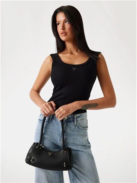 BORSA A SPALLA ROSALBA  DONNA NERO