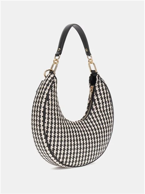 BORSA A SPALLA  MIREMA HOBO SHOULDER BAG DONNA NERO