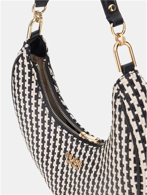 BORSA A SPALLA  MIREMA HOBO SHOULDER BAG DONNA NERO