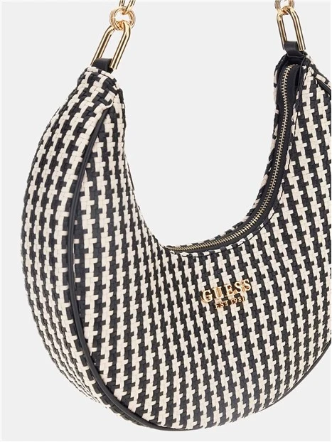 BORSA A SPALLA  MIREMA HOBO SHOULDER BAG DONNA NERO