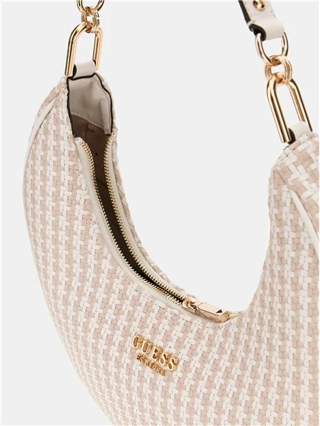 BORSA A SPALLA MIREMA HOBO DONNA BIANCO