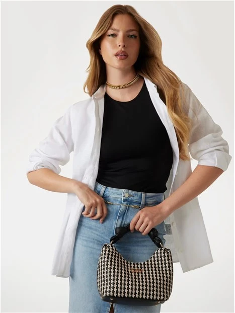 BORSA A MANO MIREMA DONNA NERO
