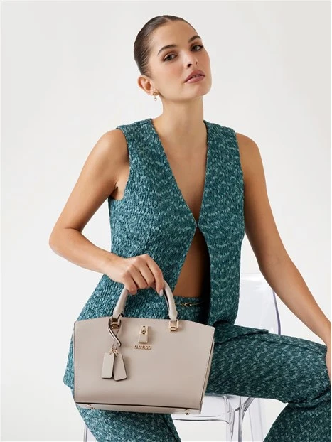 BORSA A MANO HWVG9655060 DONNA BEIGE