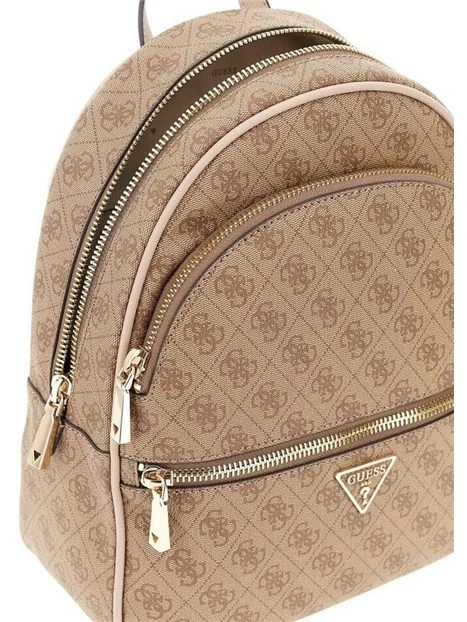 ZAINO IN SIMILPELLE CON STAMPA MONOGRAM DONNA BEIGE