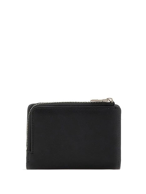 PORTAFOGLIO COMPATTO IN SIMILPELLE DONNA NERO