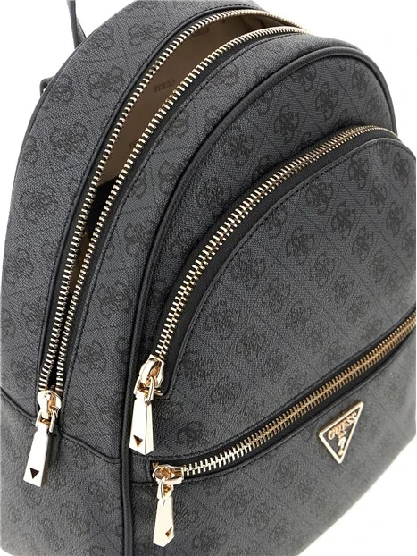 ZAINO MANHATTAN CON LOGO ALL OVER DONNA NERO