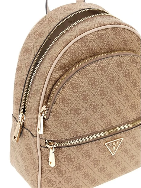 ZAINO MANHATTAN CON LOGO ALL OVER BEIGE