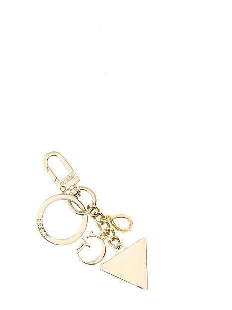 PORTACHIAVI CON CHARM E MOSCHETTONE DONNA NERO