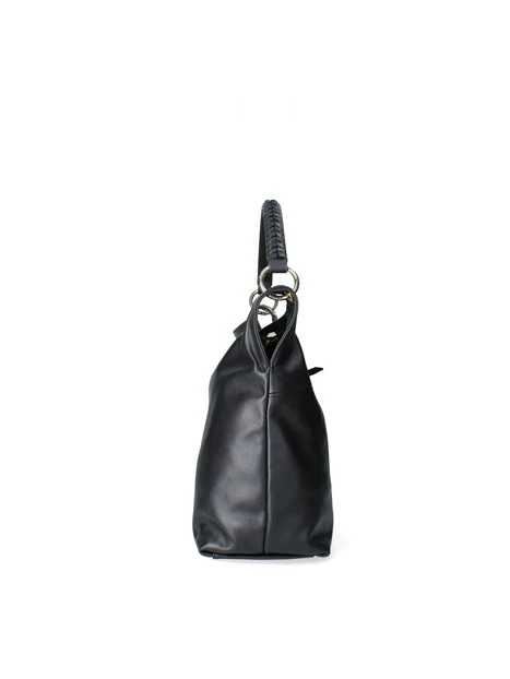 BORSA A SPALLA NH8100 DONNA NERO