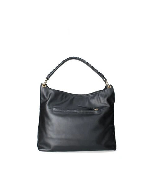 BORSA A SPALLA NH8100 DONNA NERO