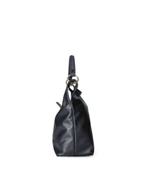 BORSA A SPALLA NH8100 DONNA NERO