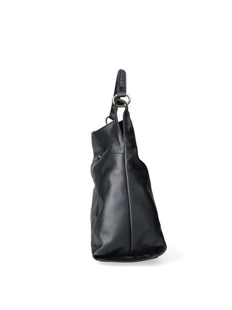 BORSA A SPALLA NH8111 DONNA NERO