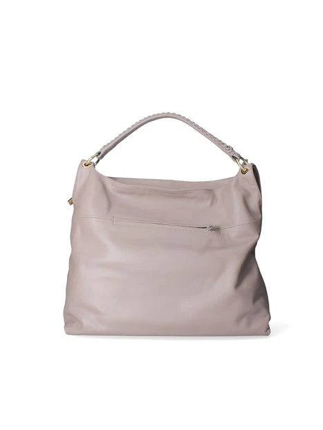 BORSA A SPALLA NH8111 DONNA GRIGIO