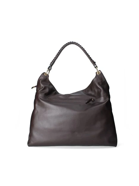 BORSA A SPALLA NH8111 DONNA MARRONE