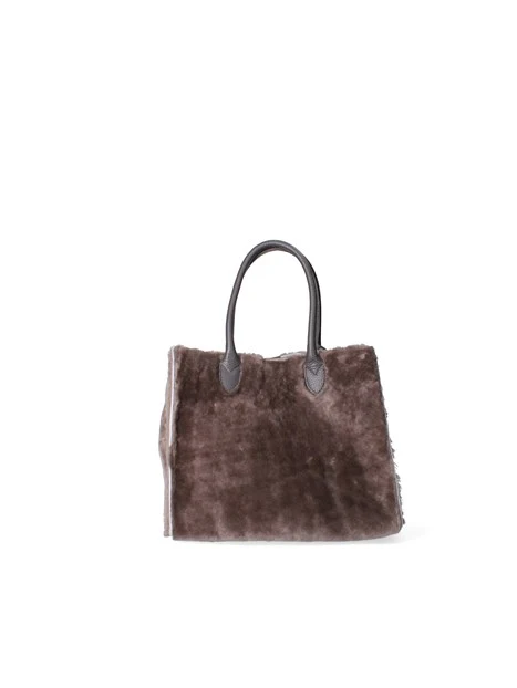 BORSA A SPALLA NH8411 DONNA MARRONE