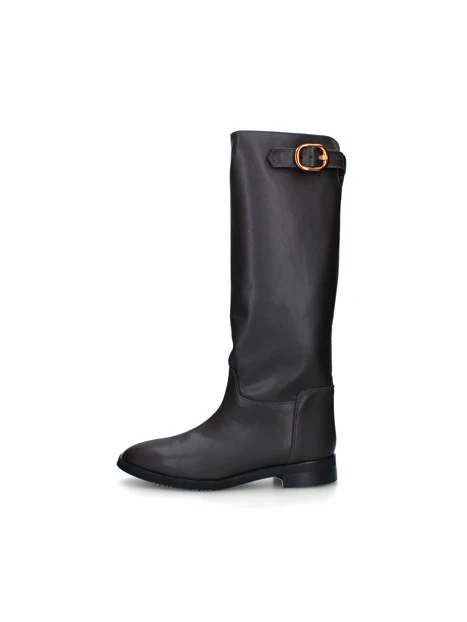 STIVALI TACCO BASSO 6328001 DONNA MARRONE