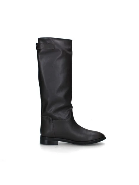 STIVALI TACCO BASSO 6328001 DONNA MARRONE