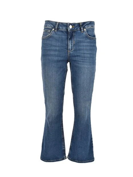 JEANS CROPPED GAMBA FLARE DONNA BLU JEANS