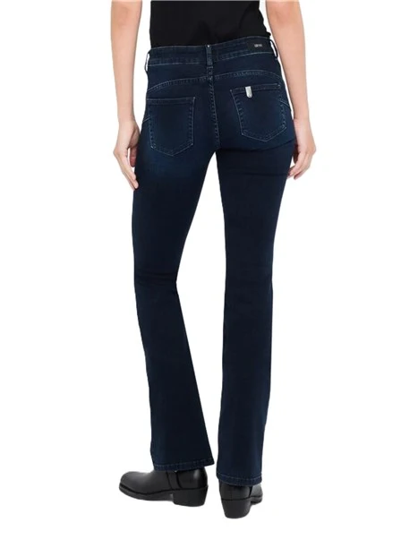 JEANS IN DENIM DI COTONE DONNA BLU