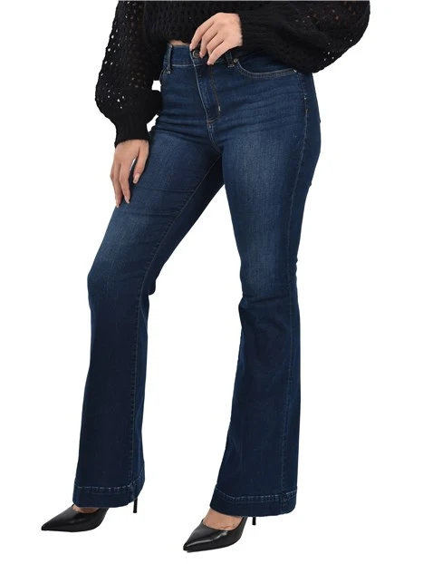 JEANS A ZAMPA MODELLO FLARE DONNA BLU JEANS