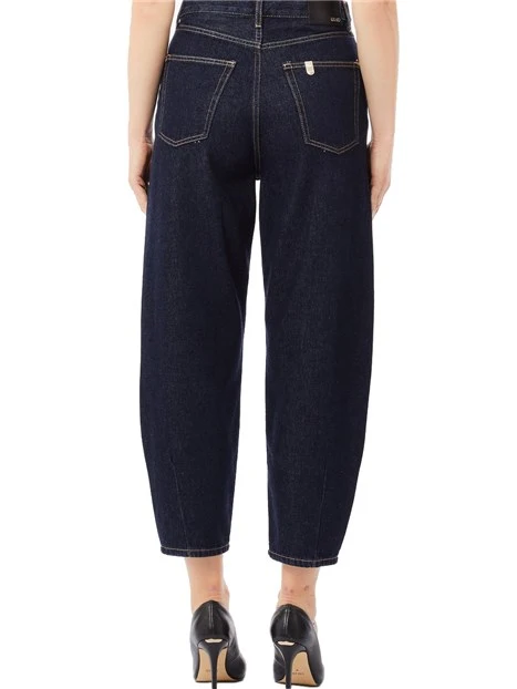 JEANS VITA ALTA DONNA BLU