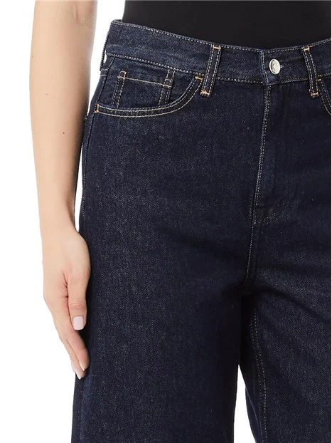 JEANS VITA ALTA DONNA BLU
