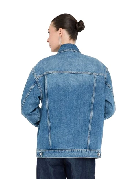 GIACCA CORTA IN JEANS DONNA BLU