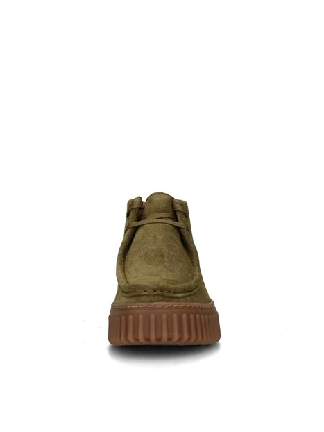 STIVALETTI TACCO BASSO 183872 DONNA VERDE