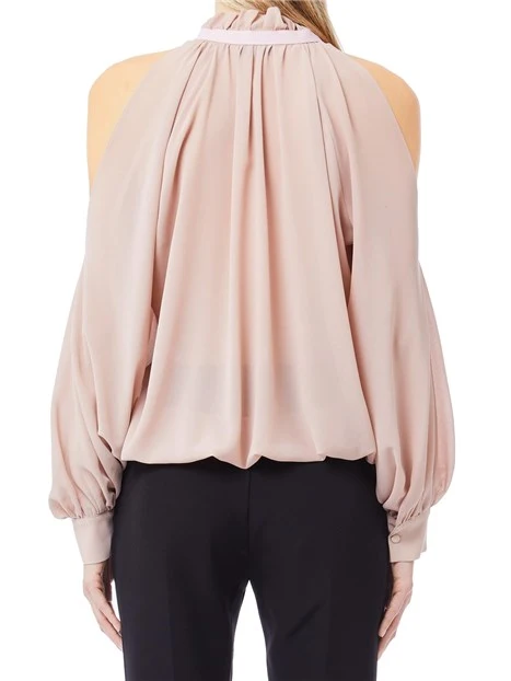 BLUSA CON SPALLE SCOPERTE DONNA ROSA