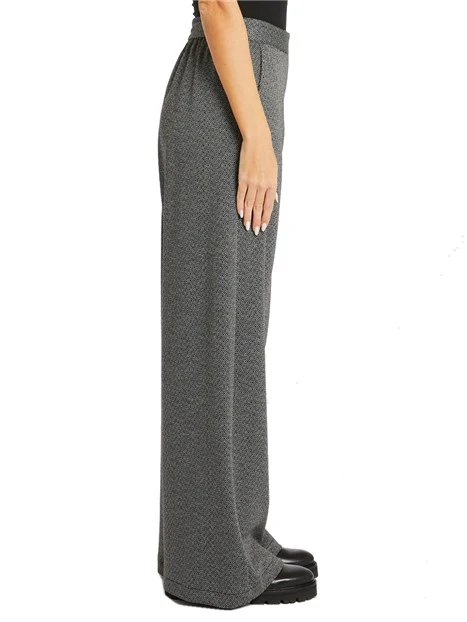 PANTALONE A PALAZZO IN VISCOSA DONNA GRIGIO