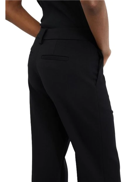 PANTALONI A ZAMPA IN JERSEY PUNTO MILANO DONNA NERO