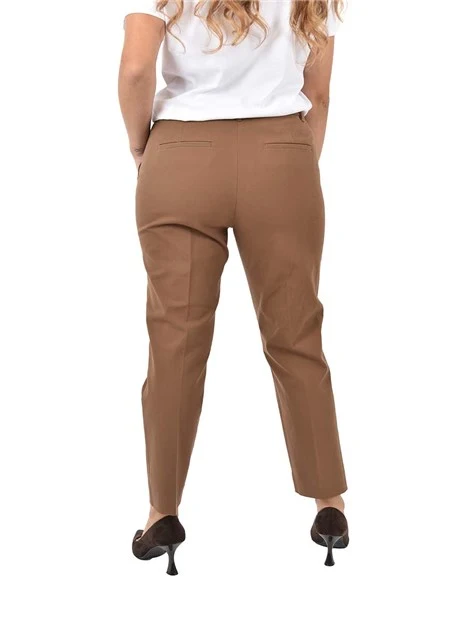 PANTALONE IN MISTO COTONE DONNA BEIGE