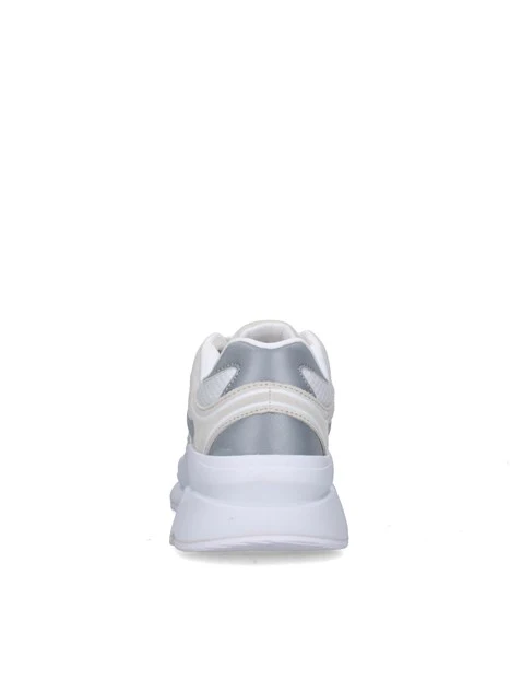 SNEAKERS BASSE MULTICOLORE UOMO BIANCO ARGENTO