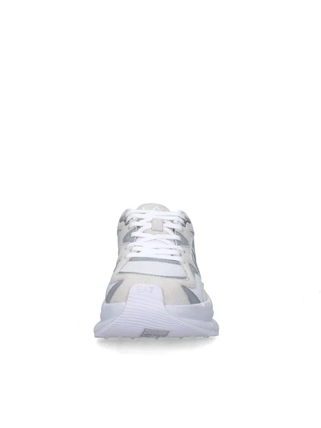 SNEAKERS BASSE MULTICOLORE UOMO BIANCO ARGENTO