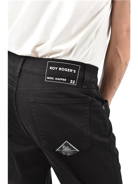 JEANS REGULAR IN COTONE MODELLO 5 TASCHE UOMO