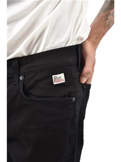 JEANS REGULAR IN COTONE MODELLO 5 TASCHE UOMO