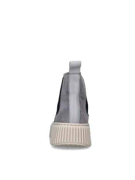 STIVALETTI TACCO BASSO 999-RA DONNA GRIGIO