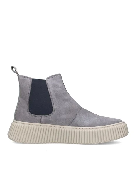 STIVALETTI TACCO BASSO 999-RA DONNA GRIGIO